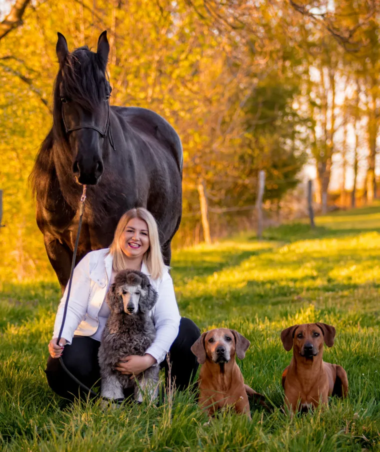 Jarmila Podhorská, грумерка салону Dog Soul, з&nbsp;собаками